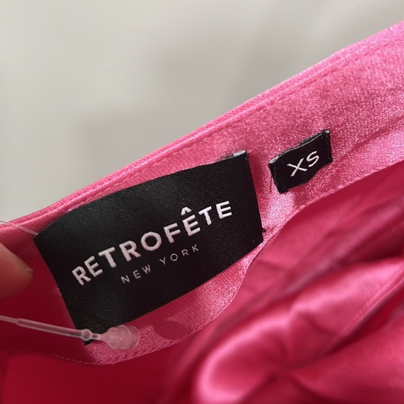 retrofete Valeria Dress in Candy Pink - Picture 8 of 11